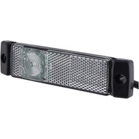 Hella Marker light LED, 1.20W, rectangular, 24V, white, bolt on, 1 LED, 2PG008645961