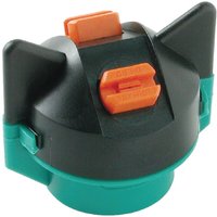 Hypro Double nozzle cap, bayonet, SW8, black, with gasket, 152607TC