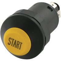 Pneutron Push switch, Start, round, yellow 11245030PN