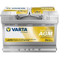 VARTA Battery 12V 70Ah 760A LA70 VARTA Professional Dual Purpose AGM 840070076