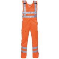 Hydrowear Overalls, size L, Hi-Vis, orange, by 048461FO52