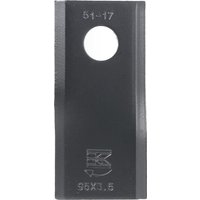 Kramp Mower blade RH 95x45x3.5mm bore diameter 16.25mm Suitable for Kuhn/John Deere/New Holland 25 pack 56151310KR