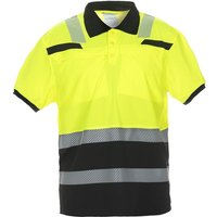 Hydrowear Polo shirt, size S/38, short sleeve, yellow/black, by 040445YBS
