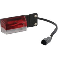 Cobo Marker light RH rectangular, red/transparent, bolt on, 0403380000