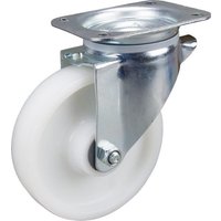 Tente Caster wheel swivel, polyamide wheel: diameter 100x36mm, plate fitting: 105x85mm Load: 200kg, 3470UOJ100P62