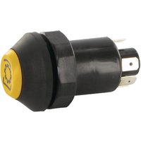 Pneutron Push switch, PTO, round, yellow 11110370PN