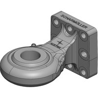 Scharmüller Towing eye with flange 110x100mm, Cat 4 diameter 51mm 006521711A02