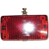 Fog light rectangular, red, bolt on, 140x TOR4520