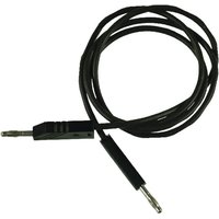 Unbranded Cable 2x plug 4mm black 1m SML100ZN