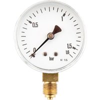 ET Pressure gauge diameter 63 0–1.6bar 1/4" bottom MA63016L04ST