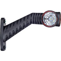 Kramp Marker light LH LED, 0.7/1.4W, 12/24V, white/orange/red, 125x55x175mm, 3 LED's, LA30018
