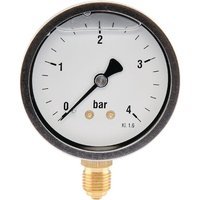 ET Pressure gauge diameter 63 0–4bar 1/4" bottom MA634L04SSGF
