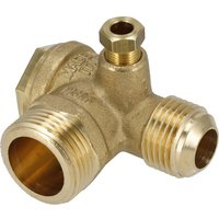 Fini Check valve square 3/4"x1/2" 347030000