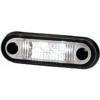 Hella Marker light LED, 0.50W, rectangular, 12/24V, white, bolt on, 84x2 LED's, 2XT959510427