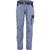 Kramp Work trousers, unisex, L, W35-39", grey/black, Kramp Original KW102030090098
