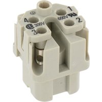 Harting Insert A, Female 4P Screw 09200042711
