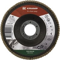 Kramp Zirconium flap disc 115mm 120 grit 115ZIK120KR