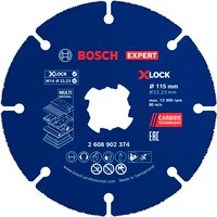 Bosch EXPERT Multi Material Carbide X-LOCK Cutting Disc 115mm 2.608.902.374