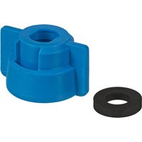 GEOline Nozzle cap, bayonet, SW10, blue, with gasket, 8253011P025