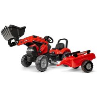 Falk Case IH backhoe with trailer F961AM