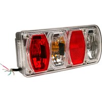 gopart Rear light RH rectangular, 12/24V, 222x100x53mm, LA45035R