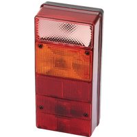 Ajba Rear light RH rectangular, red/transparent/amber, bolt on, 220x62x105mm, LA16114