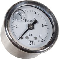 ET Pressure gauge diameter 40 0–10bar 1/8" rear MA4010B02SSGF