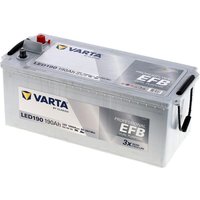 VARTA Battery 12V 190Ah 1050A LED190 VARTA Professional Dual Purpose EFB 930190105