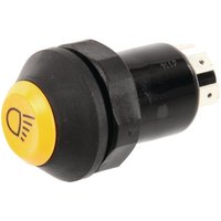 Pneutron Push switch, Work light, round, yellow 11110430PN
