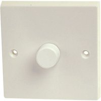 Dencon Dimmer Switch 1 Gang 400W - 8500 in White