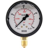 WIKA Pressure gauge diameter 63 0–400bar 1/4" bottom MA63400L04PLGF
