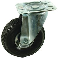 Ro-Carr Caster wheel swivel, pneumatic tyre: diameter 260x85mm, plate fitting: 200x160mm Load: 180kg, WH50PN260