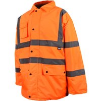 Scan Hi-Vis Orange Motorway Jacket L UC803-O