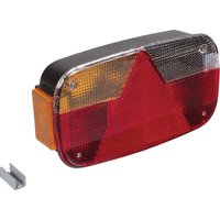 Aspöck Rear light LH rectangular, 12V, red/transparent/amber, bolt on, 244xMultipoint III by 248060007