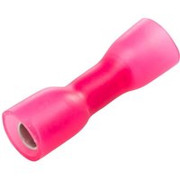 Hella Bullet connector female, red, 0.5-1mm² diameter 4mm Series A, blister (25x), 8KW744767003