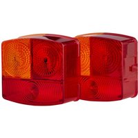 Hella Light lens, red/transparent/amber, square rear/left 9EL134739001