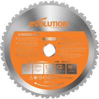 Evolution Multi-Material Mitre Saw Blade 255mm 28T R255TCT-28MS