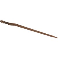 Trioliet-Mullos Silage tine, cranked: 45mm double T section 36x810mm, pointed tip with M22x1.5mm nut, red, KT2