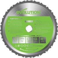 Evolution FURYBLADE255MULTI Fury® Multi-Purpose Tct Circular Saw Blade 255 X 25.4Mm X 24T