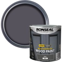 Ronseal 10 Year Weatherproof Wood Paint Grey Satin 2.5 L 38796