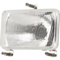 Cobo Headlight insert Halogen, rectangular, transparent, 167x74x106.7mm, 05376000