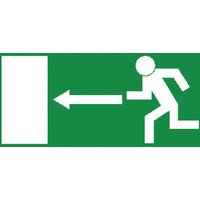 Brady Sign rescue 297x148 emergency exit WB252416