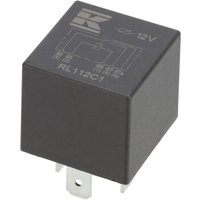 Kramp Mini relay 12V, changeover, 30A/40A, without holder RL112C1