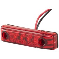 Hella ValueFit Marker light LED, rectangular, 12V, red, bolt on, 65x11x16mm, 2TM357010011