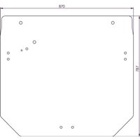 Kramp Rear window 11 holes R261272N