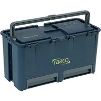 Raaco Toolbox 474x239x248mm, 30l capacity, blue polypropylene, 4 compartments, Compact 27 by 136587