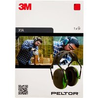 PELTOR™ Ear protectors X1A headband green PEX1A