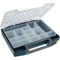 Raaco Assortment box 421x361x78mm, 15l capacity, blue polypropylene, 14 compartments, Boxxser 80 5x10 by 134910