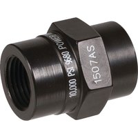 Unbranded Reducing adaptor with hex, 3/8 NPTF x 3/8 NPTF ZBN38NPTF