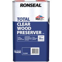 Ronseal Trade Total Wood Preserver Clear 5 L 38589